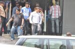 Salman Khan snapped outside Being Human store in Santacruz, Mumbai on 13th Feb 2013 (29).JPG